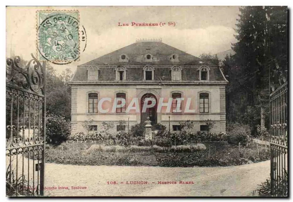 Luchon — Szpital Ramel — Pirenie (1. seria) - Awers