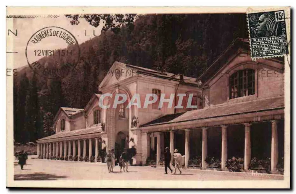 Exposição Colonial Internacional de Paris — Pavilhão das Pirineus de Lucchon - Frente