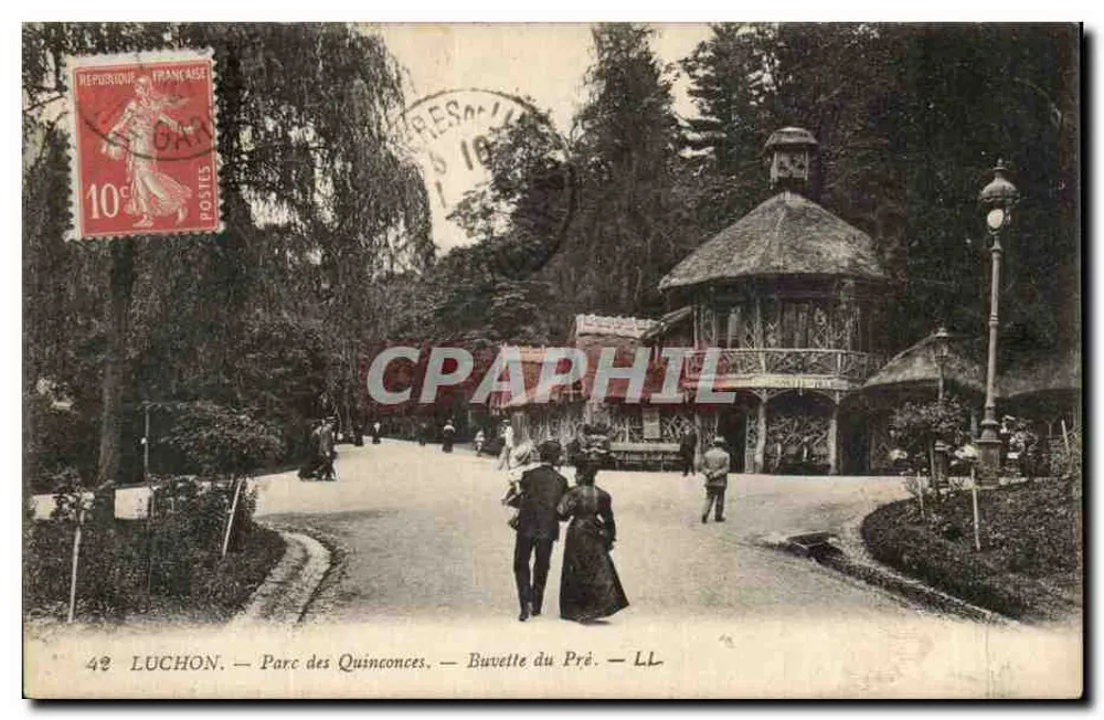 Luchon - Parque de los Quinconces - Buvette del Pré — LL - Anverso