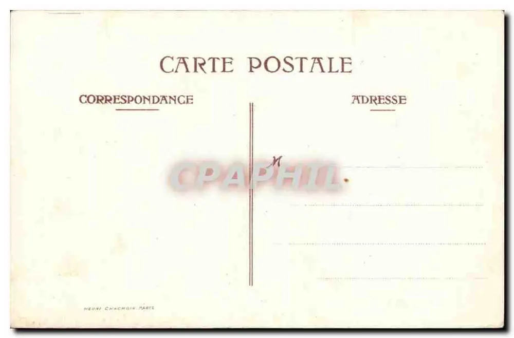 Kind am WC — Werbung für Gobey Abführmittel — Verlag Henri Chachoir, Paris - Rückseite
