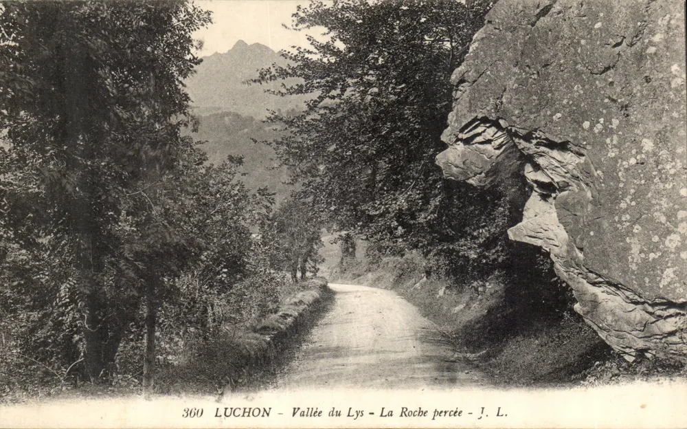 Luchon - Vale do Lys - A Rocha Perforada — J. L. - Frente