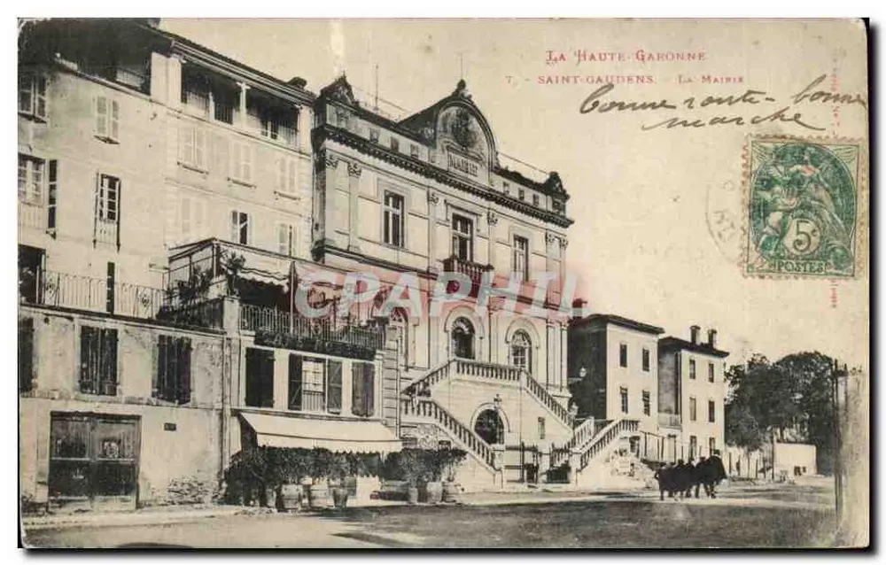 Saint-Gaudens - La Mairie — La Haute-Garonne, onbekende uitgever, serie-nummer niet zichtbaar - Voorkant