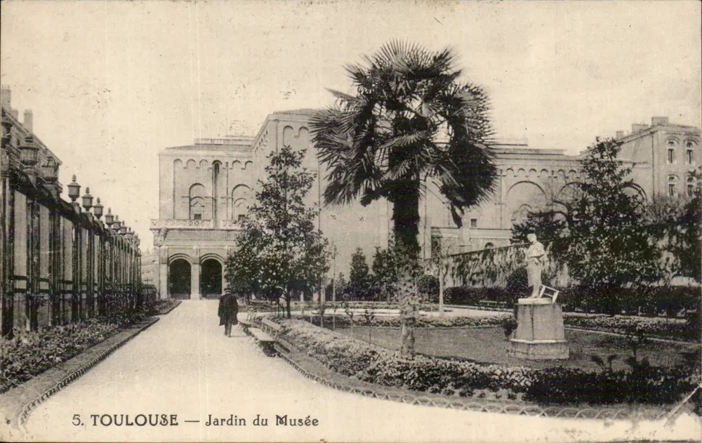 Toulouse — Jardim do Museu — editor desconhecido, n°5 - Frente