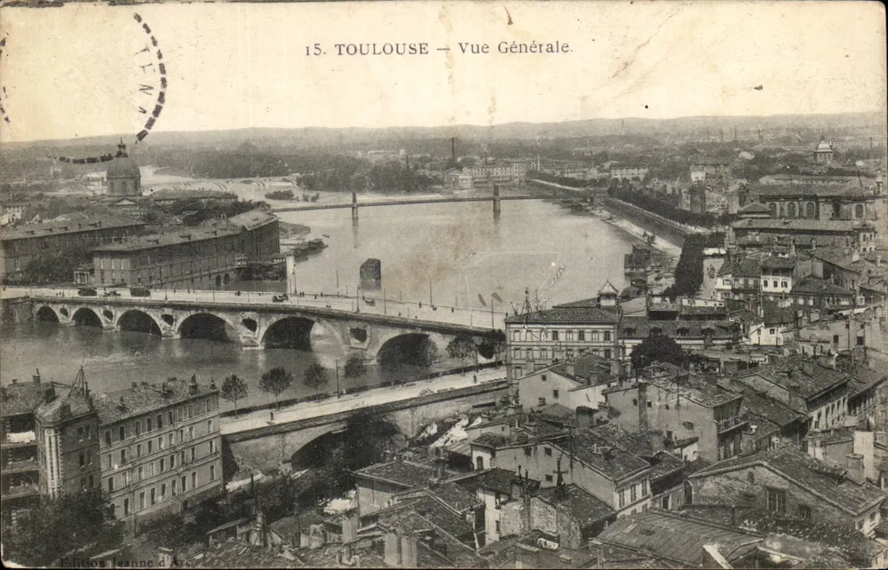 Toulouse — Vista Geral — Edição Jeanne d'Arc, n°15 - Frente