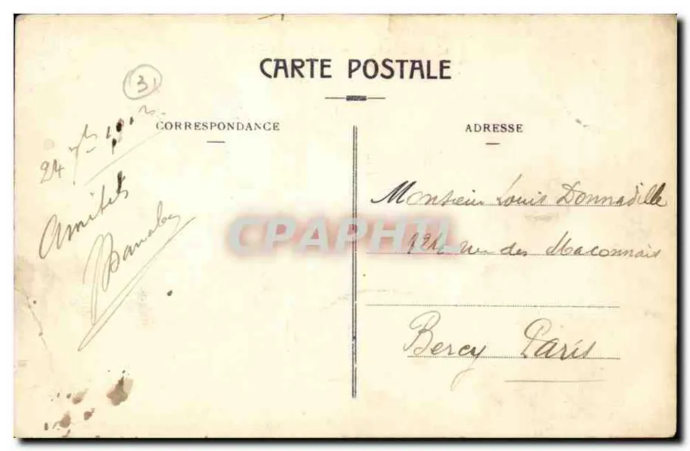 Toulouse — Vista Geral — Edição Jeanne d'Arc, n°15 - Verso