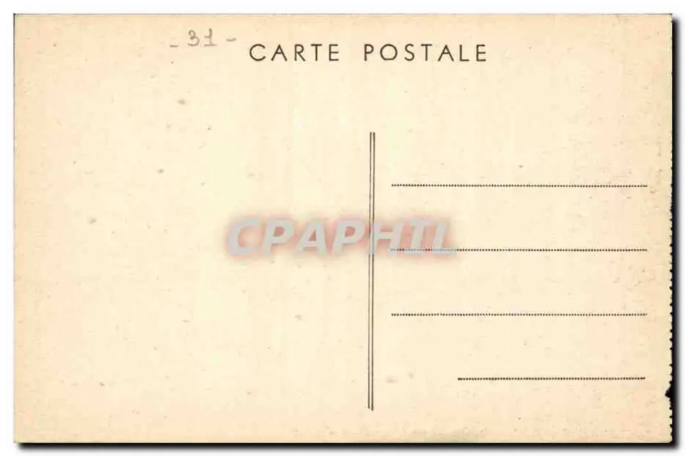 Toulouse (Hte-Gar.) — Der Bergfried und der Garten des Capitole — Combier Imp. Macon - Rückseite