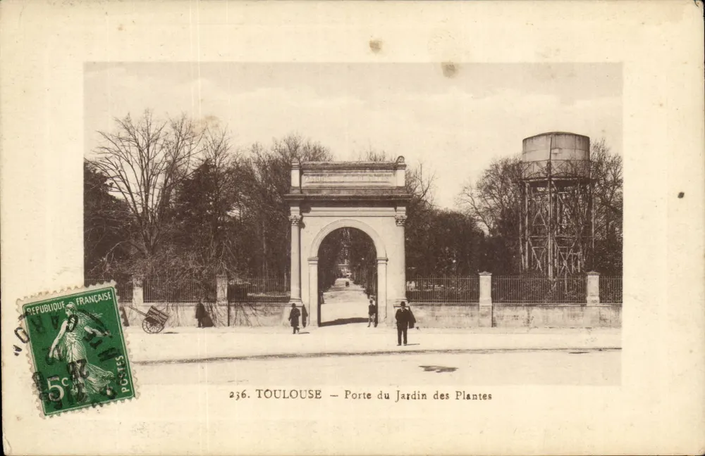 Toulouse — Tor des Jardin des Plantes — J. Leongi Bichel, Verlag Nr. 236 - Vorderseite