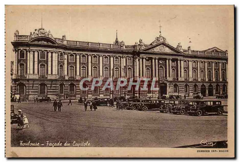 Toulouse - Façada Kapituły — Combier Imp. Macon - Awers