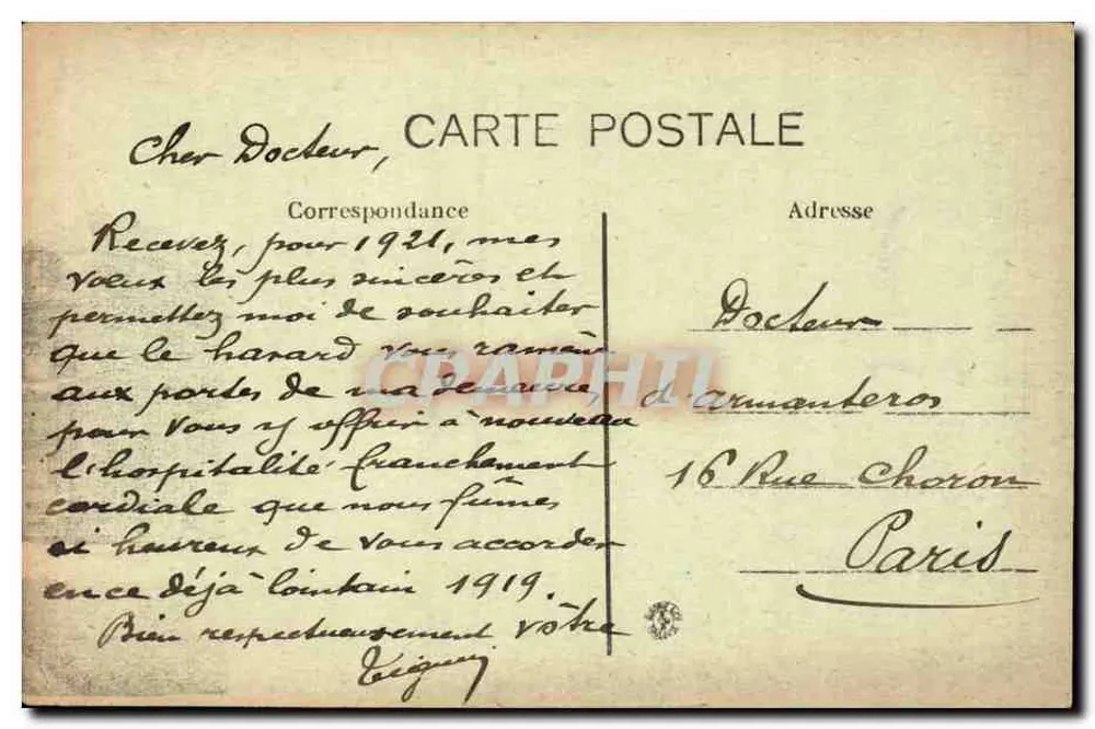 Toulouse — Pałac Marszałka — L. M. - Rewers