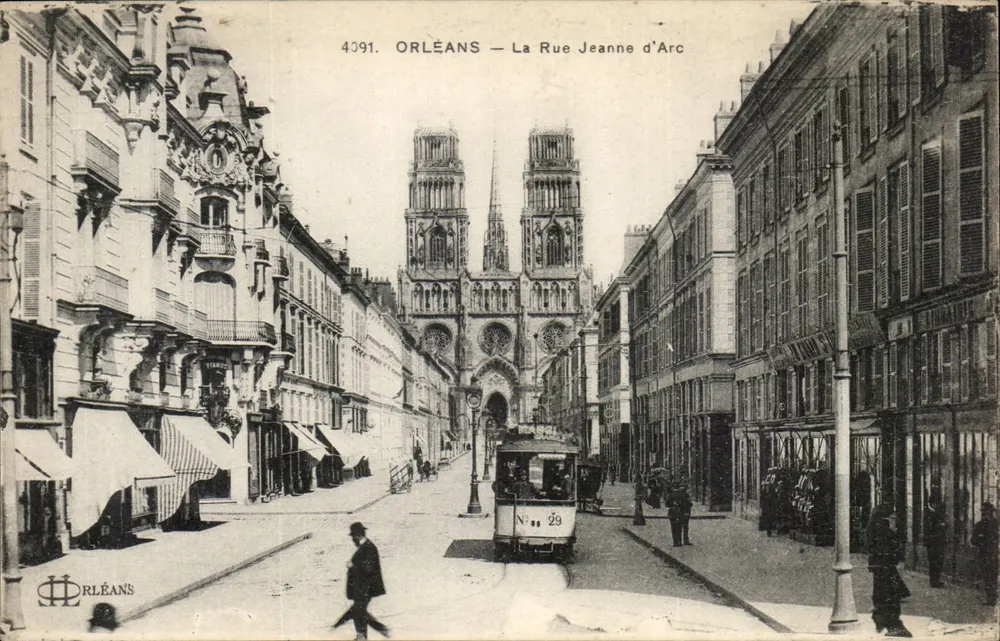 Orléans — A Rue Jeanne d'Arc — editor Orléans, n° 4091 - Frente