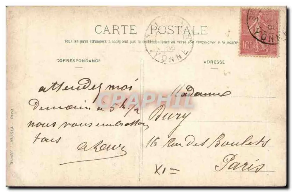 Alter Mann im Garten — photographie — Verlag Sodale, Paris - Rückseite