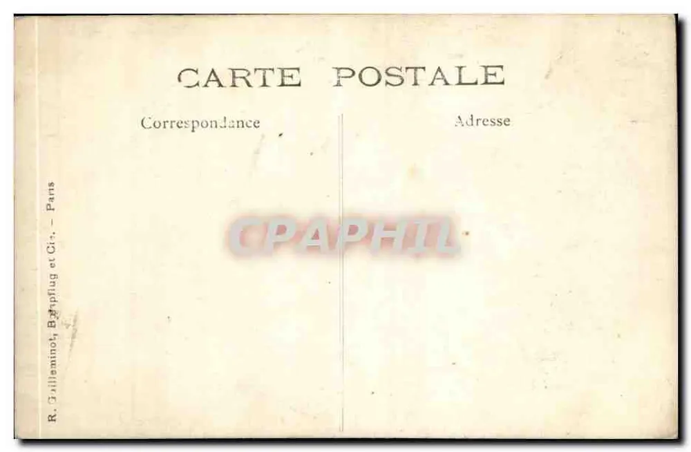 Gruppe von Studenten — Ingenieurs- oder Techniker-Schule — R. Guilleminot, Brapflug et Cie, Paris - Rückseite