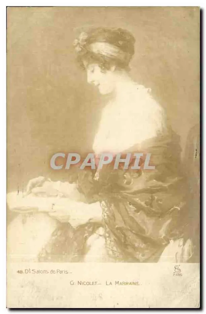 A Marraine — G. Nicolet — Salões de Paris - Frente