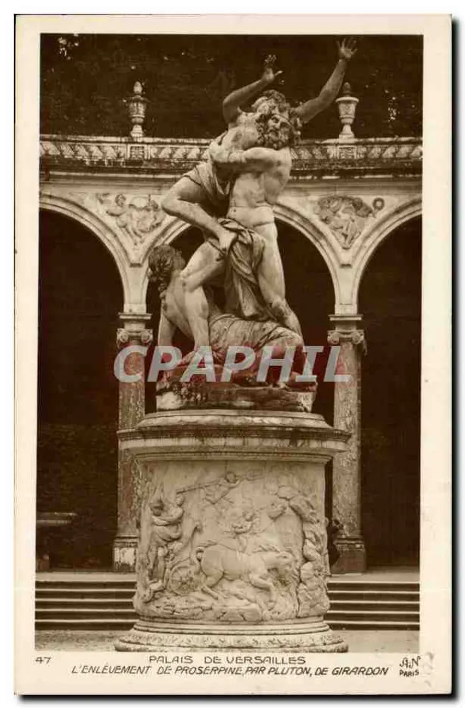 Die Entführung der Proserpina durch Pluto — Schloss Versailles — Girardon - Vorderseite