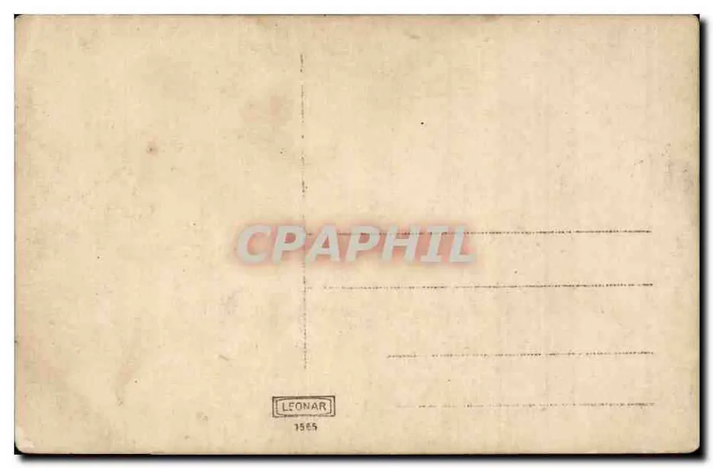 Gruppe von Soldaten im Uniform — New York — Verlag LEONAR, Nr. 1565 - Rückseite