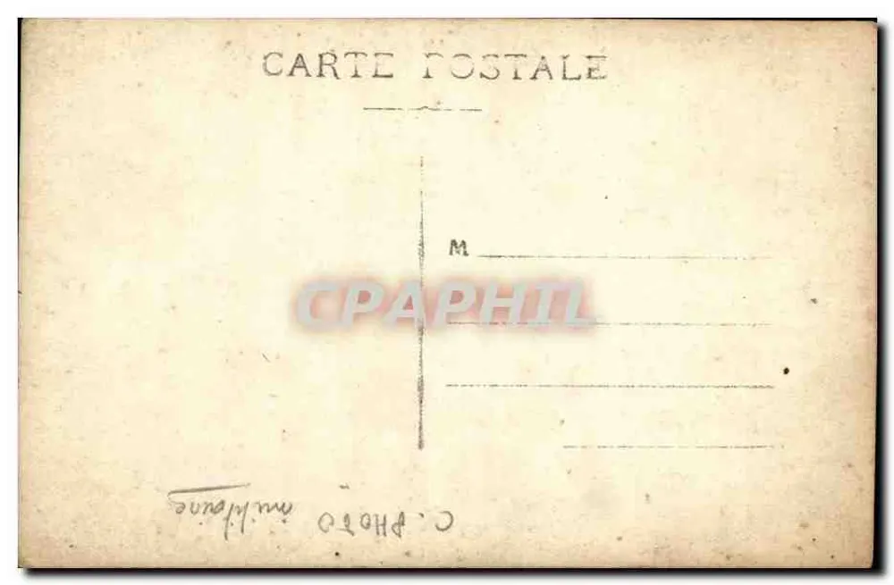 Grupo de soldados — Tema militar — Foto C. M. M. (Milão) - Verso