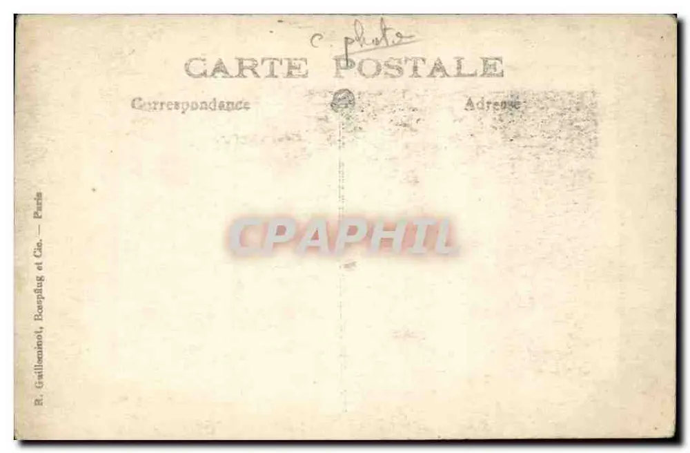 Frau und Kind — Fotostudio — R. Gallissaint, Bœspflug et Cie, Paris - Rückseite