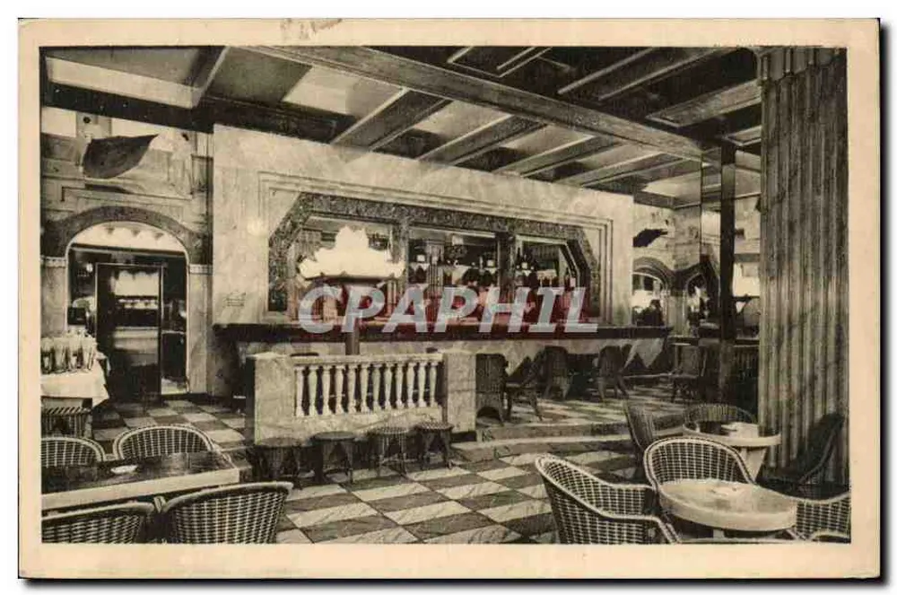 Innenraum eines Cafés — Art-Deco-Design - Vorderseite