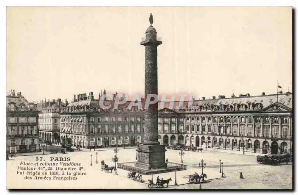 Praça Vendôme — Coluna Vendôme - Frente