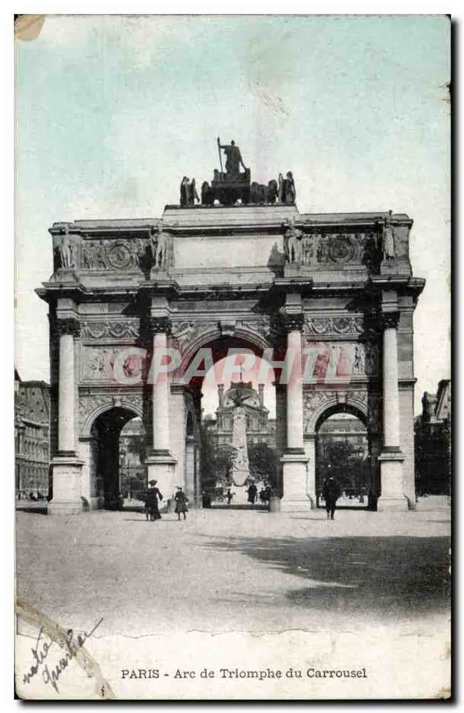 PARIS - Arco do Triunfo do Carrousel — número de série não visível - Frente