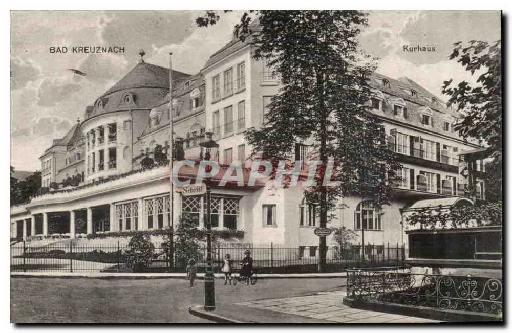 Bad Kreuznach — Kurhaus — Schrift - Vorderseite