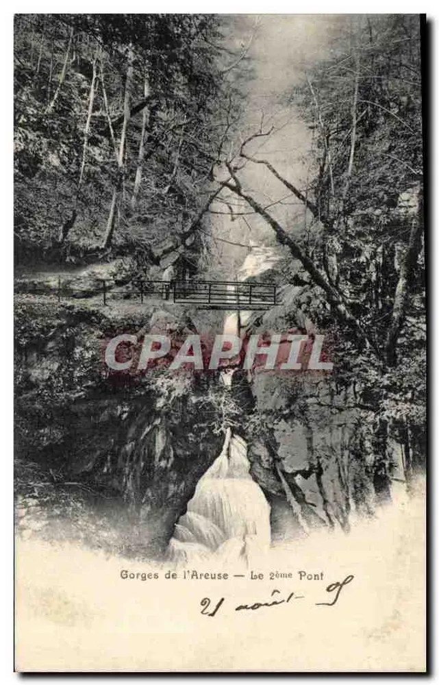 Gorges de l'Areuse — O 2º Ponte — editor não visível - Frente