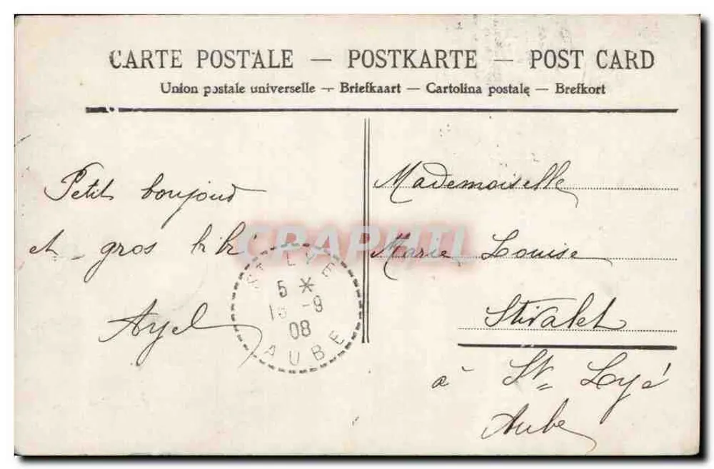 Mädchen mit Blumenkorb — Mit der Narzisse gelingt alles — Serie 448, Verlag unbekannt - Rückseite