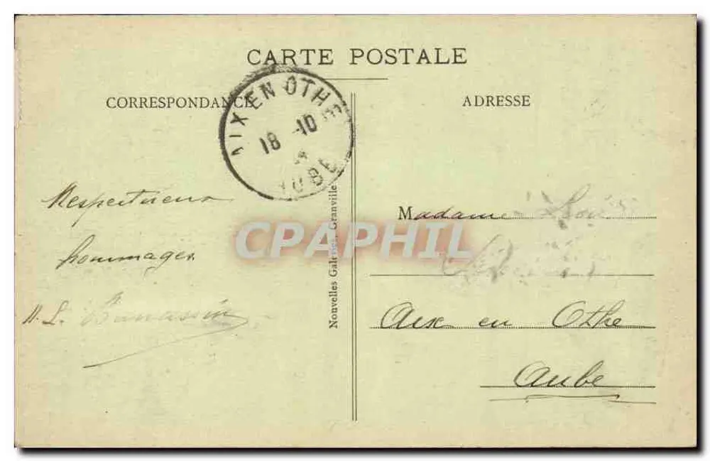 Granville — O Hotel Normandy — Editor não identificado, n° 11 - Verso