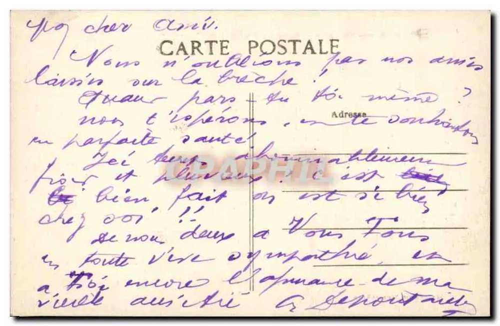 Néris-les-Bains — Tal der Mouillons und die Vluducs — n° 91 - Rückseite