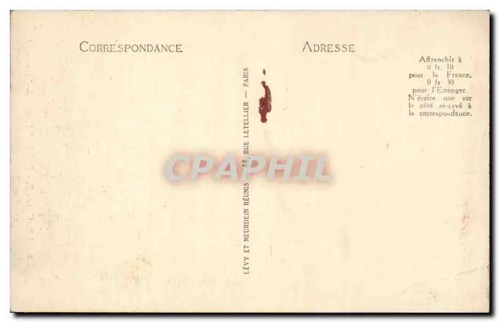 TROUVILLE - Fassade des Rathauses - L.L. - Nr. 328 - Rückseite