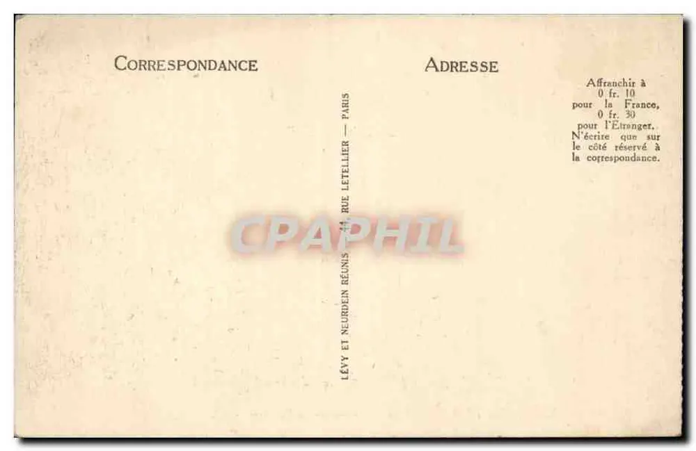 Deauville-Trouville — Ansicht der Mündung der Touques — LL, n° 258 - Rückseite