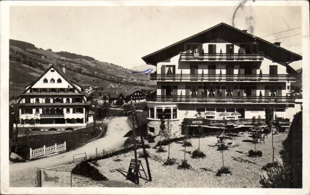Mégeve — Das sonnige Hotel — Verlag L. Ménard, Nr. 27 - Vorderseite