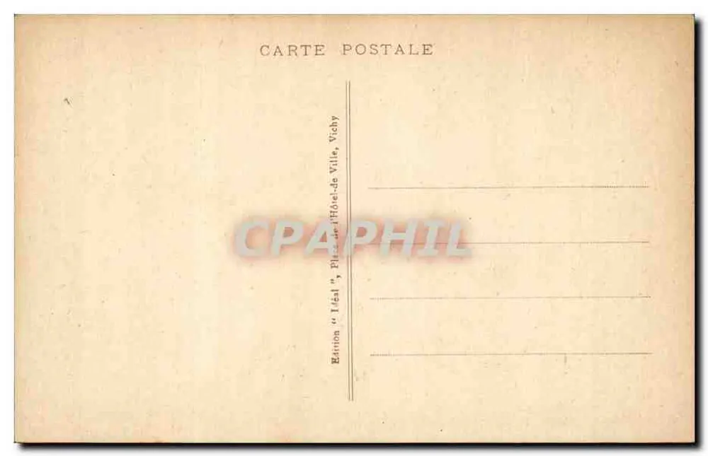 Das Casino und das Castel-Hôtel — Royat-les-Bains — Idéal - Rückseite