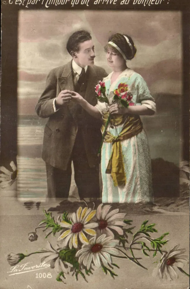 Es ist durch die Liebe, dass man zum Glück kommt! — La Favorites 1008 - Vorderseite