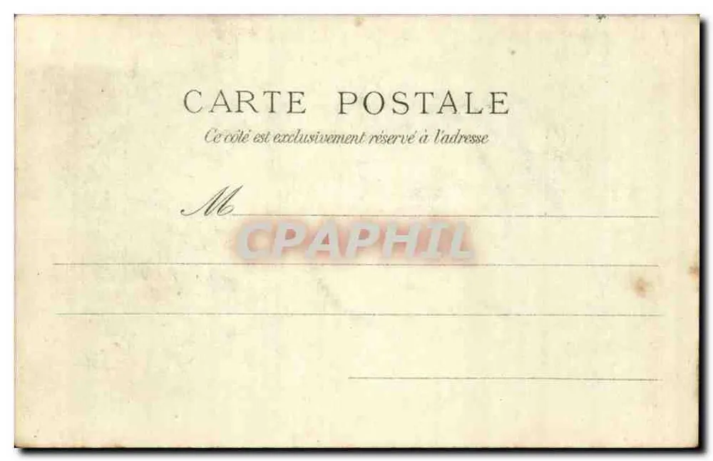 Hochzeit — Fotografisches Motiv — Verlag E. Le Debry, Paris, n°2 - Rückseite
