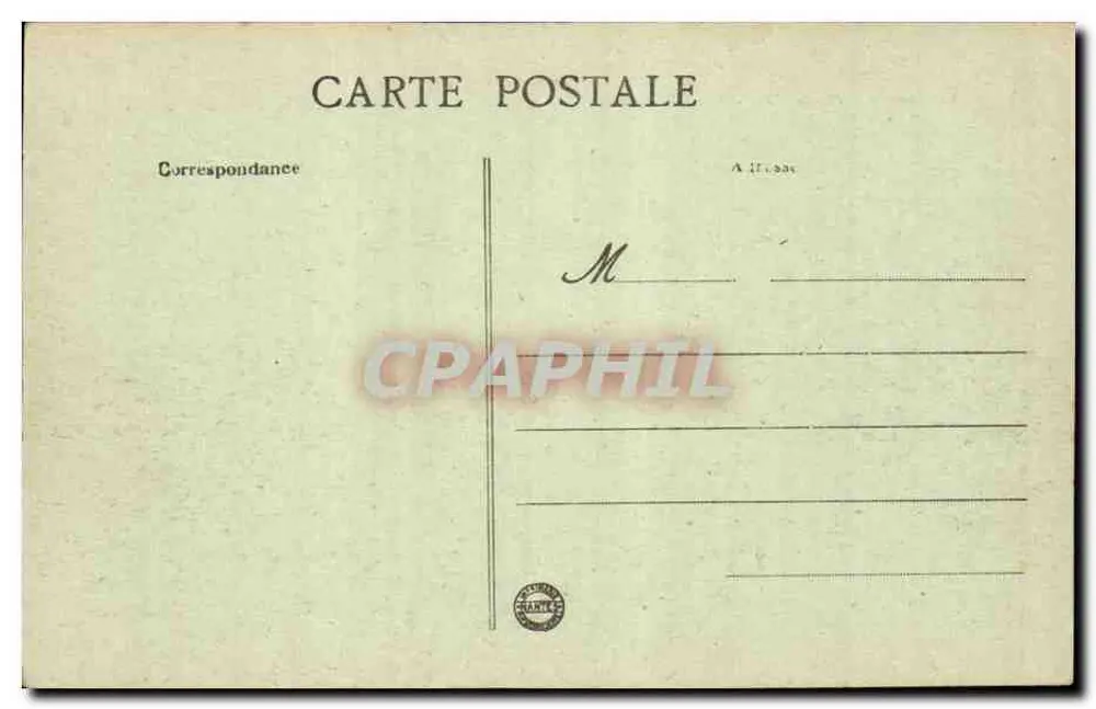 Sermaize-les-Bains (Marne) — Stadt zerstört durch die Deutschen — L. C. H., Visé Paris, n° 314 - Rückseite