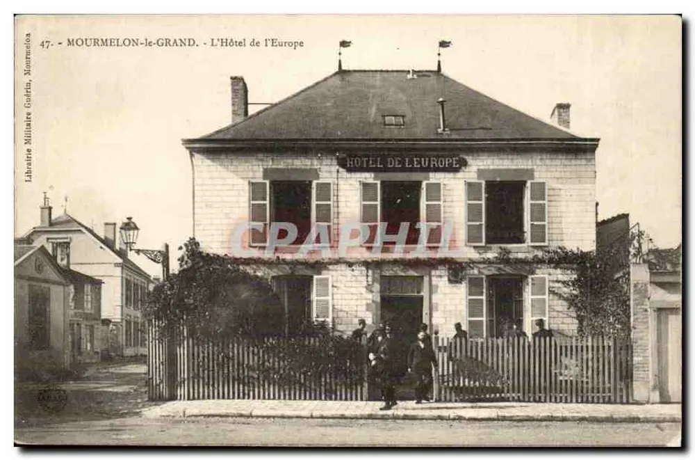 Mourmelon-le-Grand - El Hotel de Europa — Librairie Militaire Gouffin, n°47 - Anverso