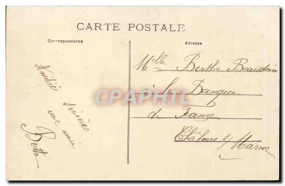 Vienne-le-Château — Allgemeiner Blick vom Champ Pérard — Verlag Watrria - Rückseite