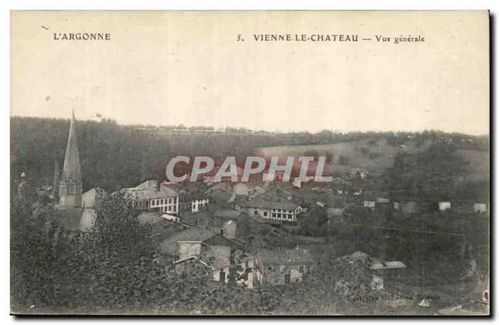Vienne-le-Château — Vista geral — Edição dos Editores Kolmik - Frente