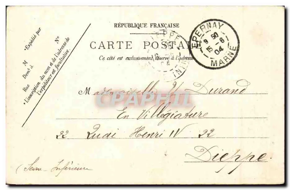 Épernay — Panorama der Ufer der Marne — Épernay Illustré, n°131 - Rückseite