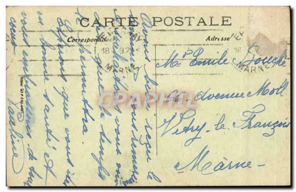 Epernay — Blick auf die Marne — LL - Rückseite