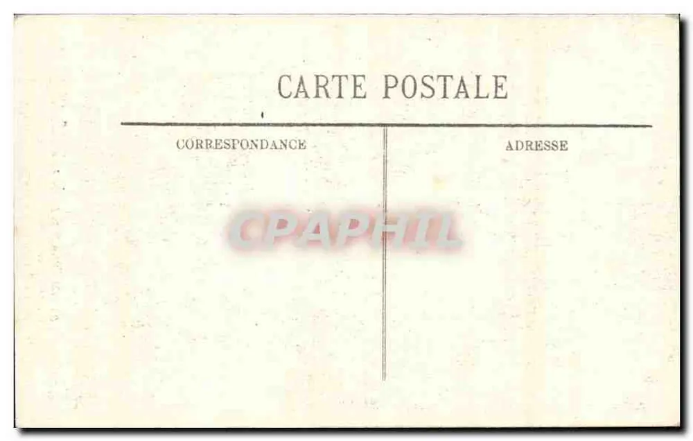 Destruição de uma casa na rue Cotta em Reims — Guerra europeia 1914 — editor M. Lavergne, Reims - Verso