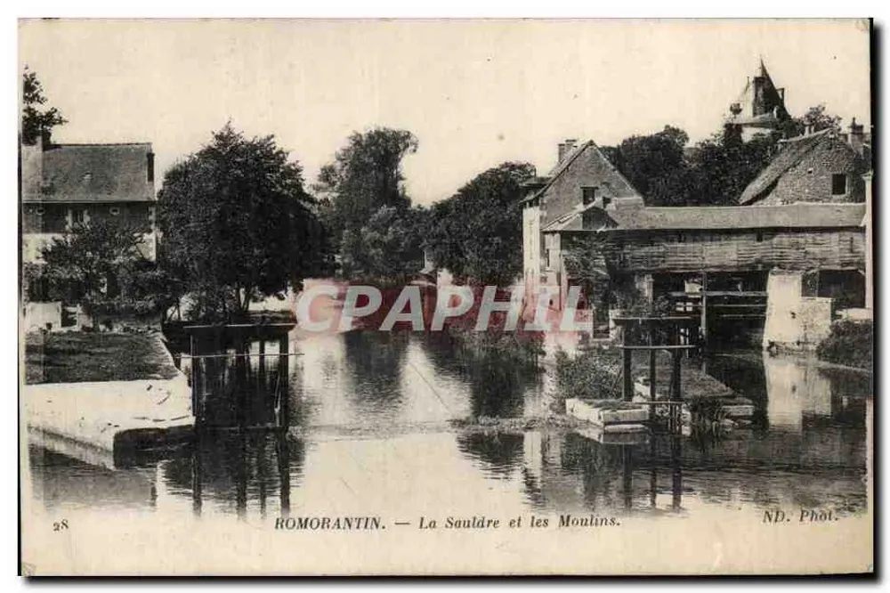 Romorantin — La Sauldre et les Moulins — ND. Phot. - Recto
