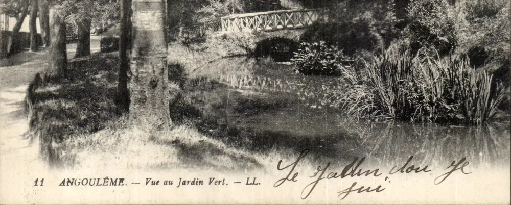 Angoulême — Vista no Jardim Verde — LL. N° 11 - Frente