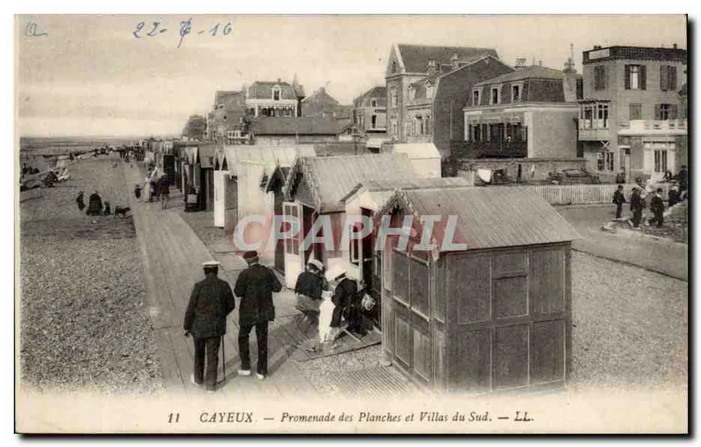 CAYEUX — Promenade des Planches und Villen des Südens — LL. - Vorderseite