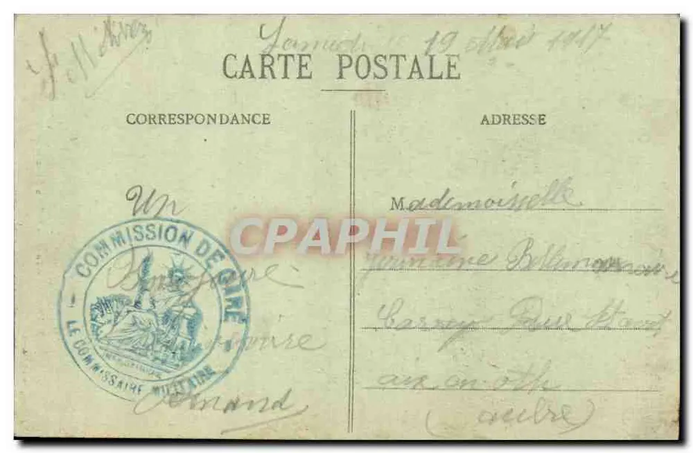 Épernay - Torre da União Champenoise — J. Bracquemart, Épernay - Verso