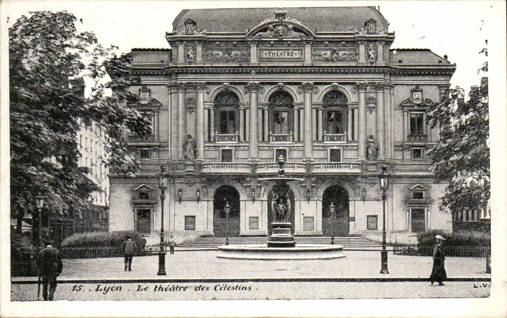 Lyon. O teatro dos Célestins — L.V. — n°15 - Frente