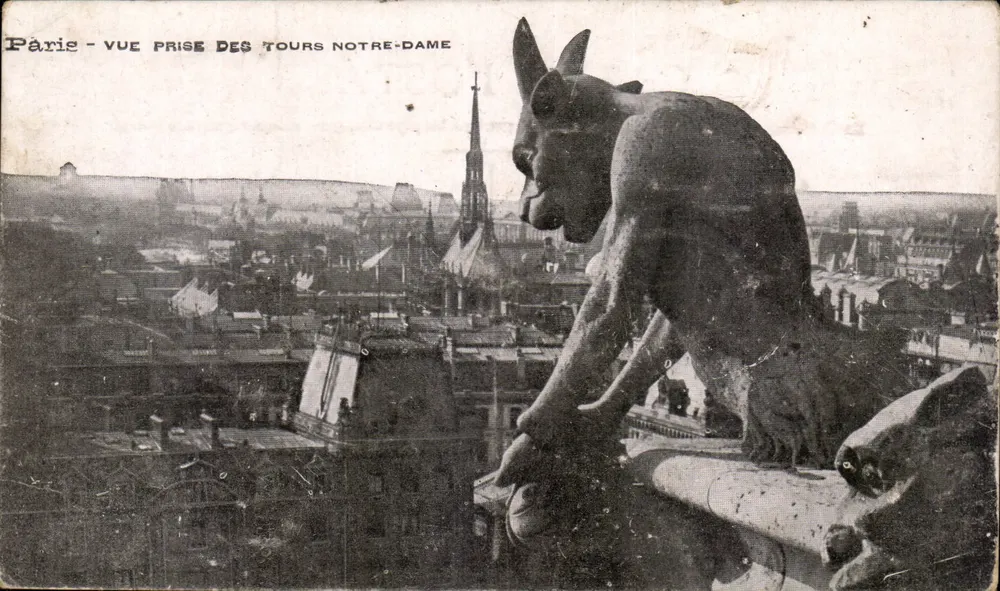Paris — Ansicht von den Türmen der Notre-Dame — Verlag nicht sichtbar - Vorderseite