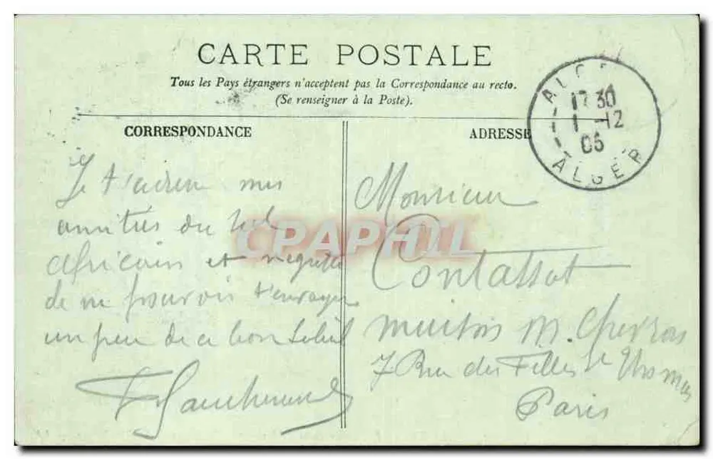 Algés — Das Gebäude der Pêcherie und der Boulevard de la République — LL. - Rückseite