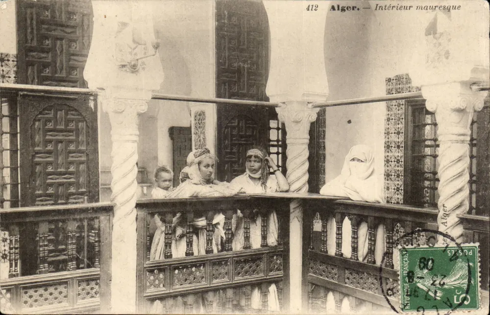 Alger — Interior maurisca — Editor anônimo, n° 412 - Frente